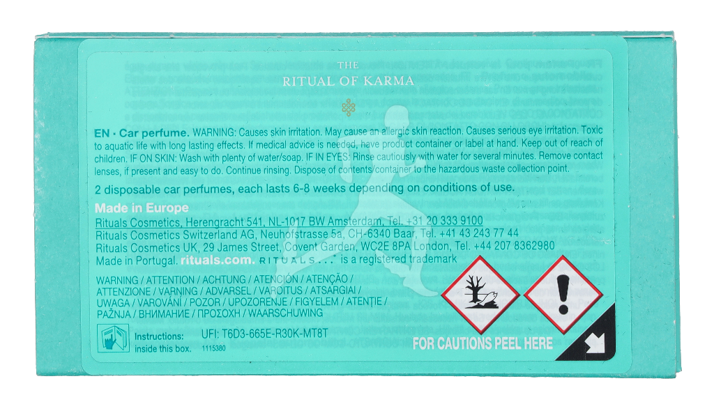 Rituals karma car discount perfume